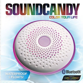 SoundCandy Aqua Splash Waterproof Light Show Speaker